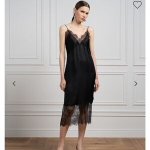 VINTAGE SLIP Black Anine Bing Amelie Adjacent